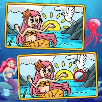 Mermaids Spot The Differences