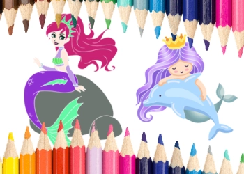 Mermaid Coloring Book